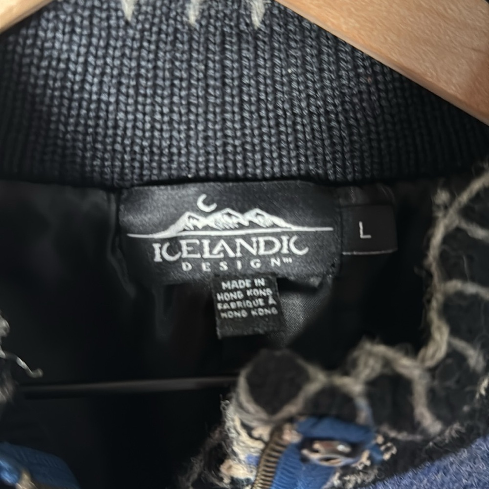 Vtg Icelandic Design Cardigan - Picture 3 of 8